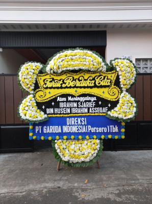 Papan Bunga Duka di Mekar Mulya