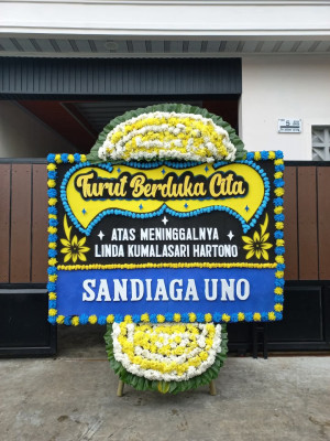 Papan Bunga Duka di Mekar Mulya
